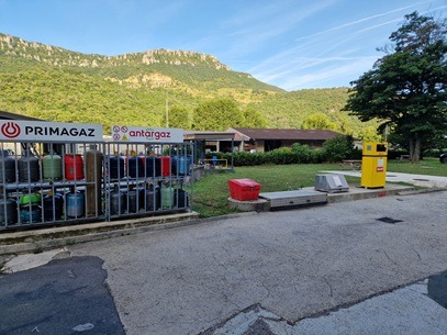 Gaz en vente dans la station service Plantier